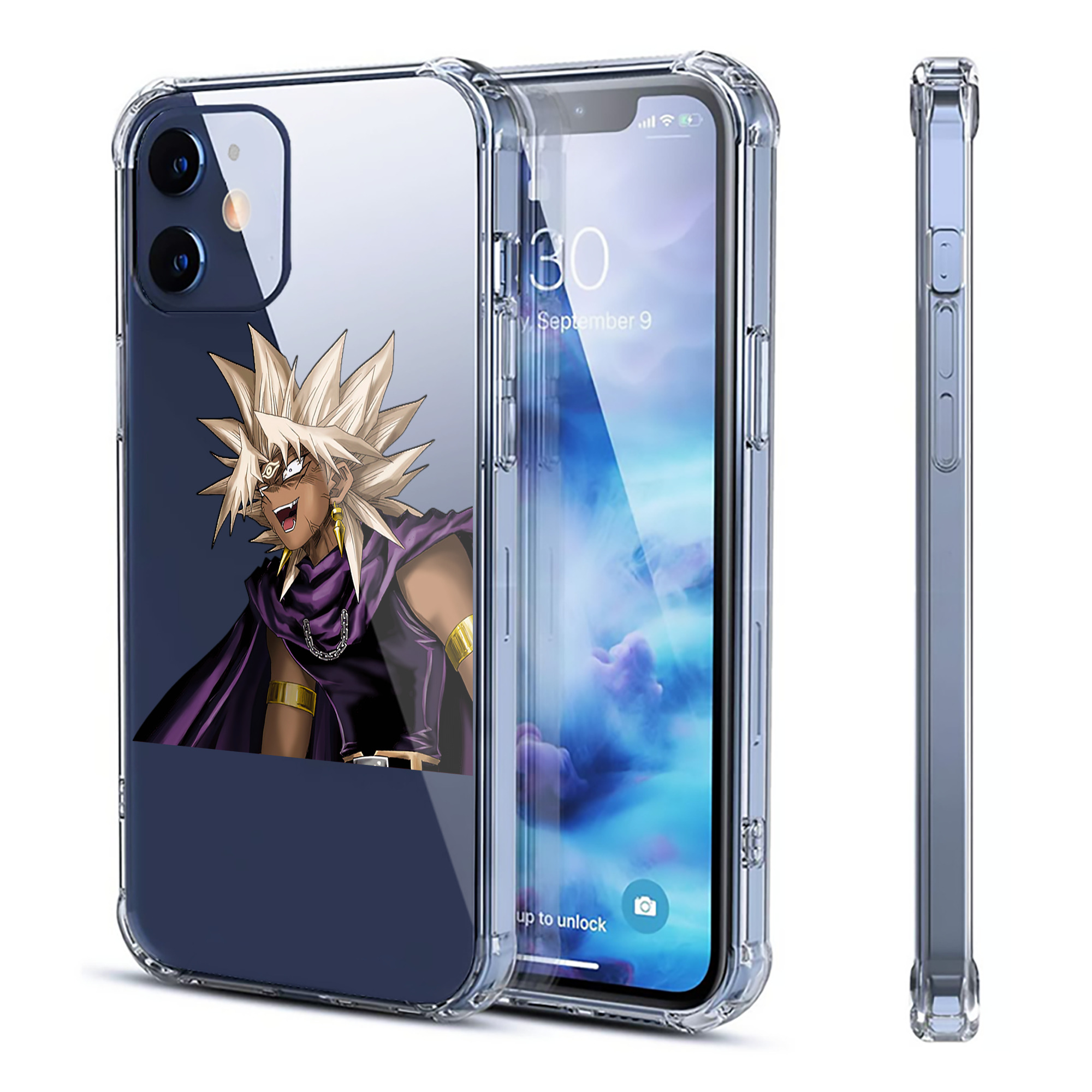 （画像用） 遊☆戯☆王 Yu-Gi-Oh! 【iPhone 12シリーズ対応】透明スマホケース（クリアソフトケース）